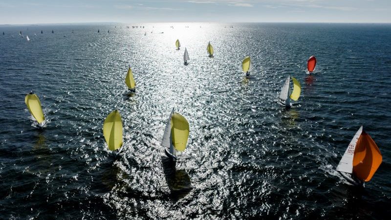 tour de belle ile avec Yellow Impact Sailing