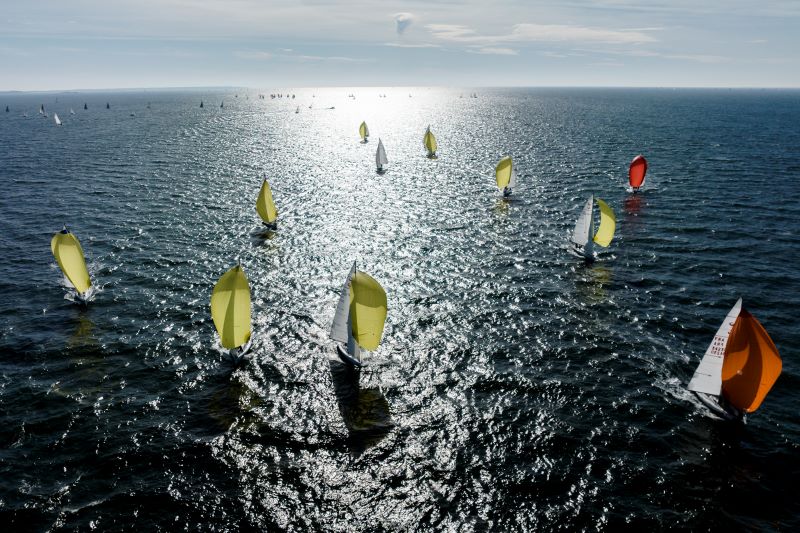 tour de belle ile avec Yellow Impact Sailing